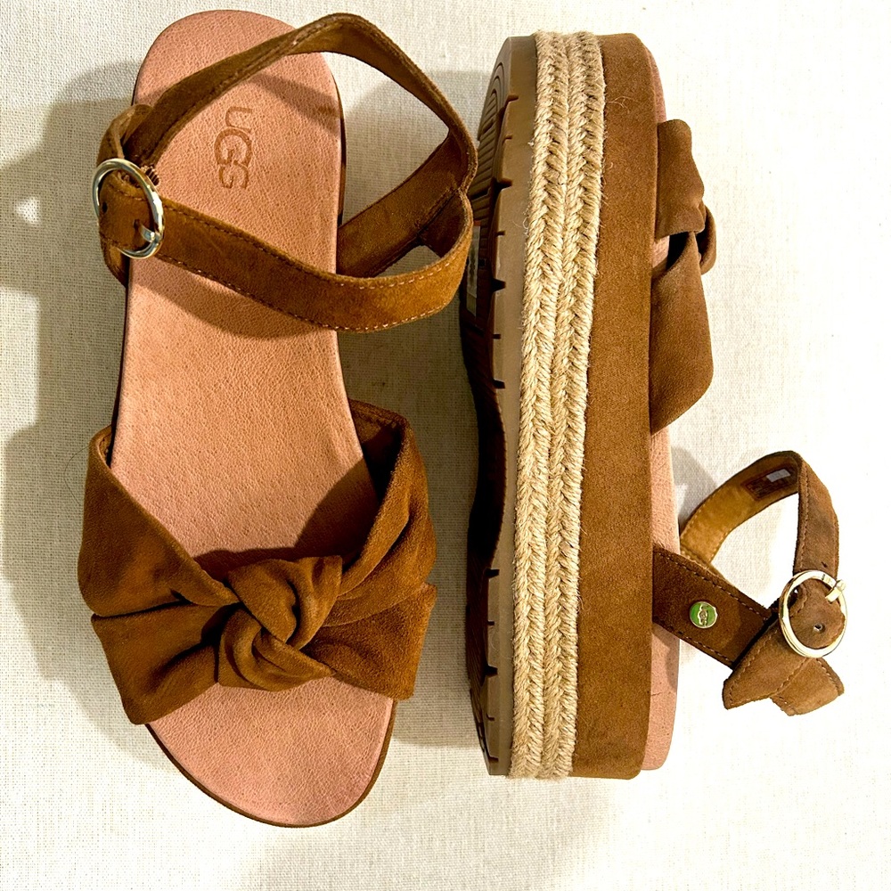 UGG Espadrille flatforn sandals